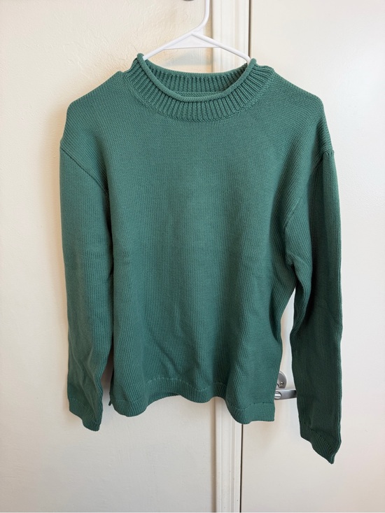 J. Crew Sweaters - NWT J.Crew Forest Green Ribbed Crewneck Rollneck Sweater Women’s Large